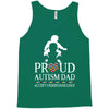 Proud Autism Dad - Autism Awareness Day Tank Top