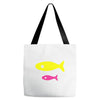 big fish little fish cardboard box Tote Bags