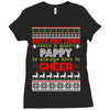 Santa Only Comes Once A Year Pappy Is Always Here To Cheer Ladies Fitted T-Shirt