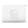 only my cello will save the world Accessory Pouches