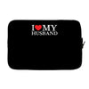 i heart my husband Laptop sleeve