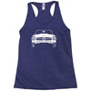 classic kult car auto vintage cabrio Racerback Tank