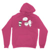 coffee that's always late Unisex Hoodie