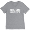 real men love cats V-Neck Tee