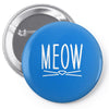 meow cute cat face Pin-back button