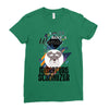 who loves miniatur schnauzer Ladies Fitted T-Shirt