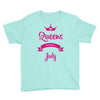 queens are born in july Youth Tee