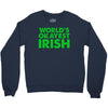world's okayest irish Crewneck Sweatshirt