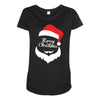 santa claus merry christmas Maternity Scoop Neck T-shirt