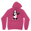 black, red and white Unisex Hoodie