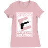 second amendment rated e for everyone Ladies Fitted T-Shirt