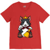 lucky cait sith V-Neck Tee