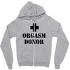 orgasm donor t shirt funny t shirt cool tshirt shirt geek tee shirt 80 Zipper Hoodie