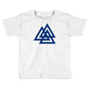 valknutr knoten der gefallenen odin nordisch symbol aspekte wotan Toddler T-shirt