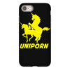 uniporn funny t unicorn comic porn horse myth ride canter animal iPhone 8 Case