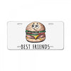 Burger and Fries Best Friends License Plate