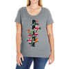 Pride Floral Ladies Curvy T-Shirt
