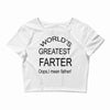 worlds greatest farter Crop Top