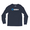geek' (power on button) Long Sleeve Shirts