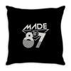 made in 1987 Throw Pillow