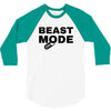 Beast Mode On 3/4 Sleeve Shirt