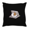 schr&ouml;dinger pizza Throw Pillow