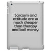 sarcasm and attitude iPad 3 and 4 Case