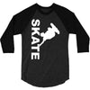 skate  fun skateboard 3/4 Sleeve Shirt