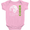 albert einstein theory of 7% proof geeky science cider scrumpy drinkin Baby Onesie