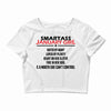 Smartass January Girl Crop Top
