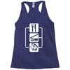 v2 eat sleep fish Racerback Tank