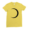 black moon Ladies Fitted T-Shirt