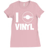 i love vinyl Ladies Fitted T-Shirt
