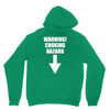 warning choking hazard printed Unisex Hoodie