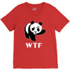 wtf panda V-Neck Tee