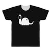 apatosaurus white All Over Men's T-shirt