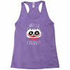 why so curious Racerback Tank