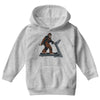 bigfoot treadmill Youth Hoodie