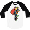 inside a mushroom 3/4 Sleeve Shirt