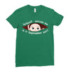 September Peeking Out Baby Boy Ladies Fitted T-Shirt