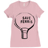 save ferrıs Ladies Fitted T-Shirt