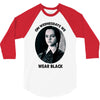 on wednesdays we wear black 3/4 Sleeve Shirt