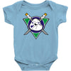 mighty leo Baby Onesie