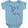crepy crawly spiders Baby Bodysuit