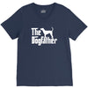 the dogfather bluetick coonhound white V-Neck Tee