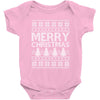 ugly merry christmas Baby Bodysuit