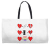 ls lesbian full heart Weekender Totes