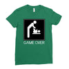 game over baby Ladies Fitted T-Shirt