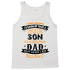 Super Cool Son Of A Freaking Awesome Dad Tank Top