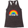 I Am Voting Yes Racerback Tank